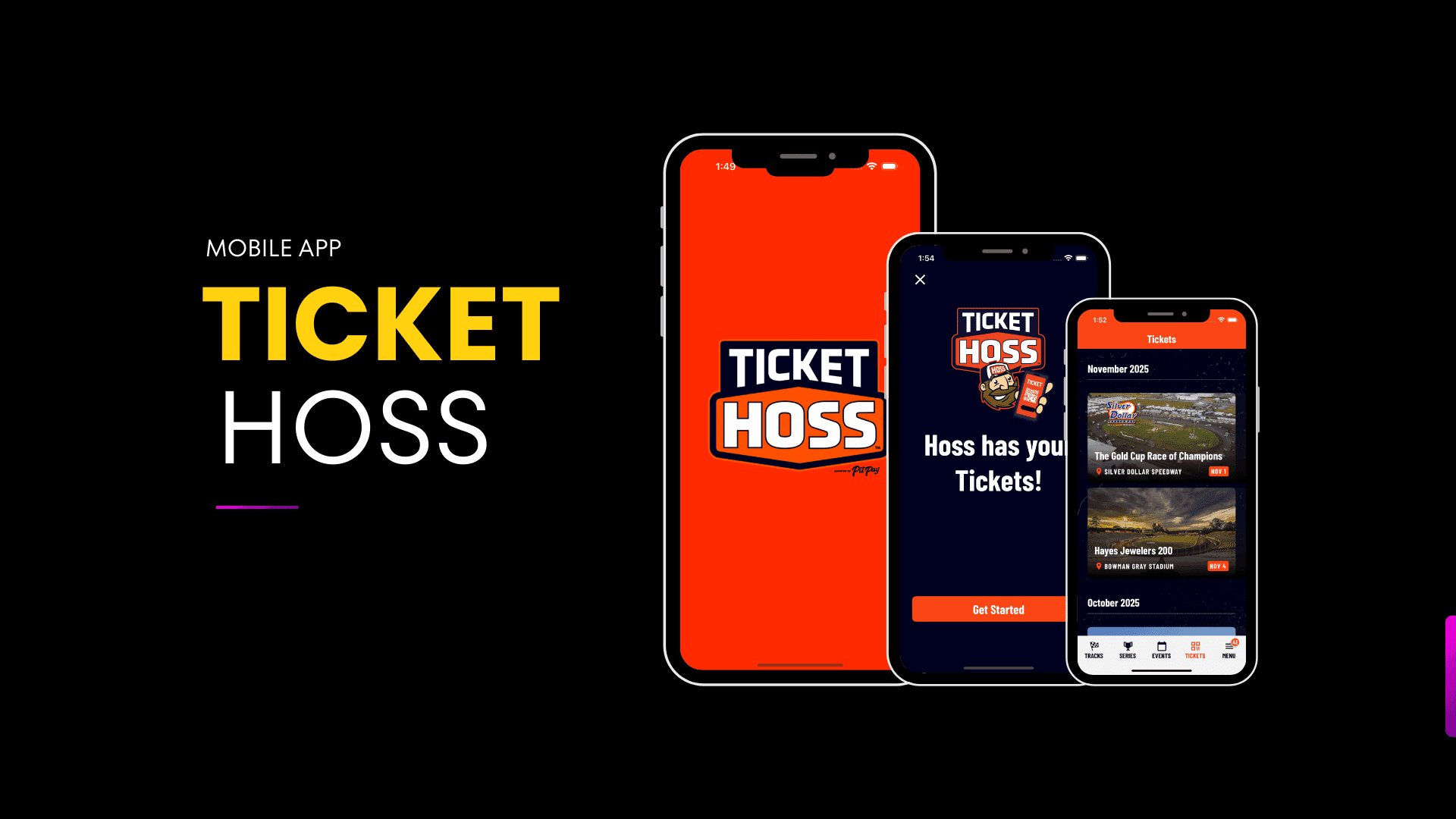 Marketplace mobile app mockup