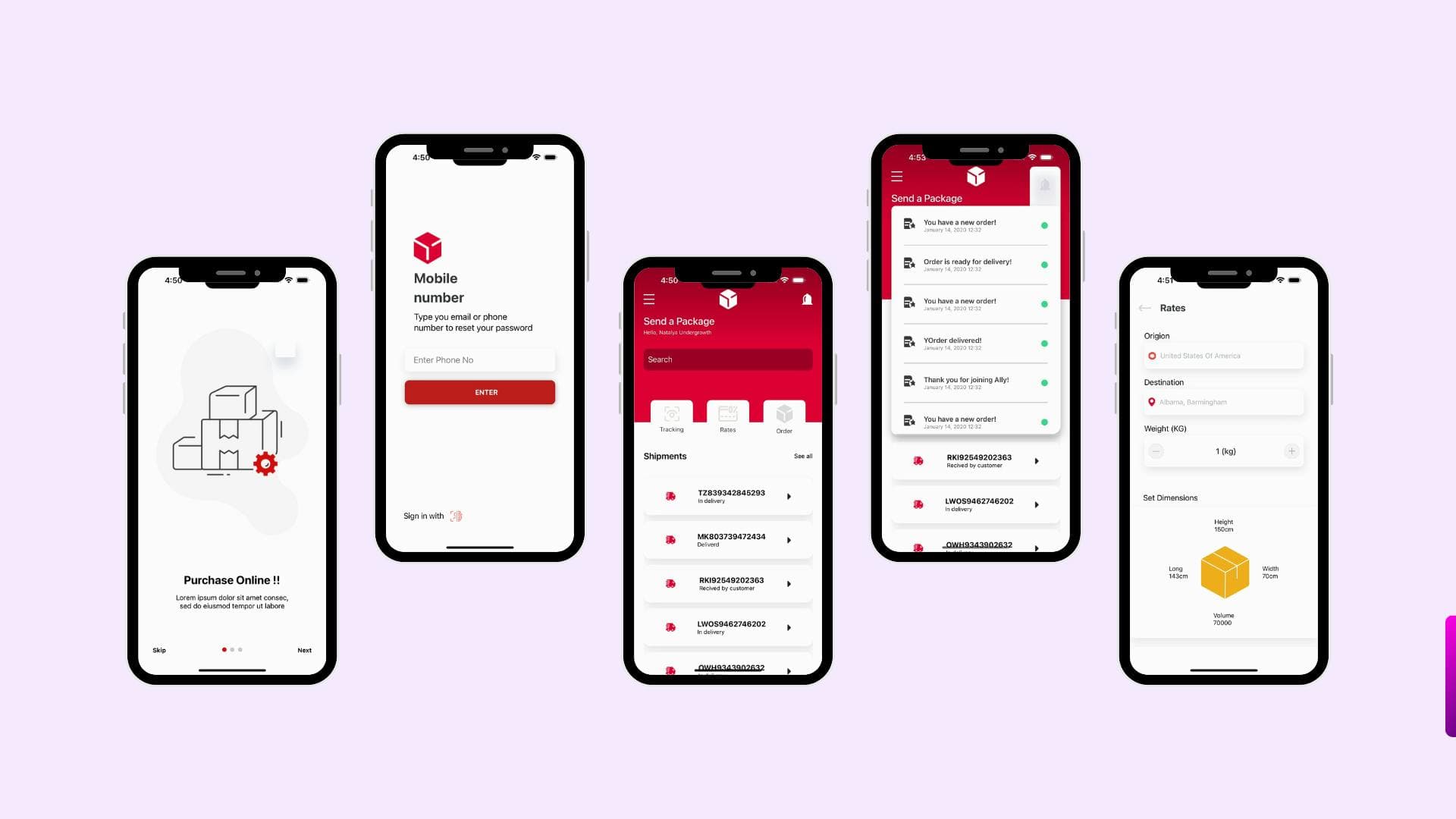 Aeks - Parcel Tracking App screen 3