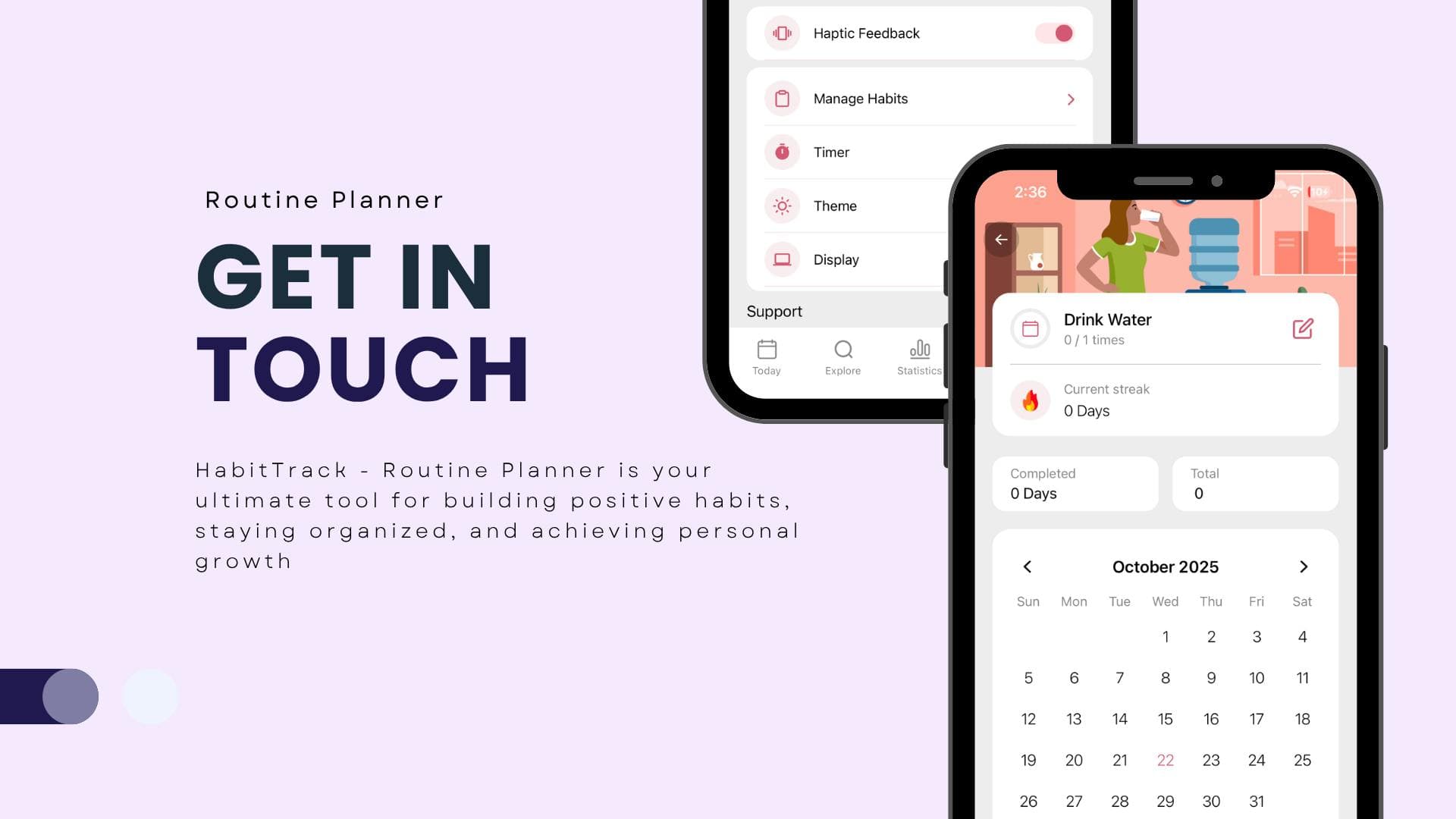 HabitTrack - Habit & Routine Planner screen 2